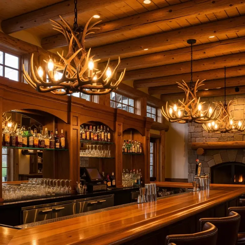 Rustic Bar Lighting Ideas