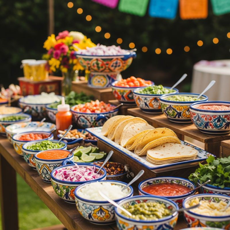 Taco Bar Ideas for Graduation Party