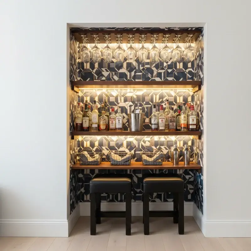 Mini Bar Ideas for Small Spaces