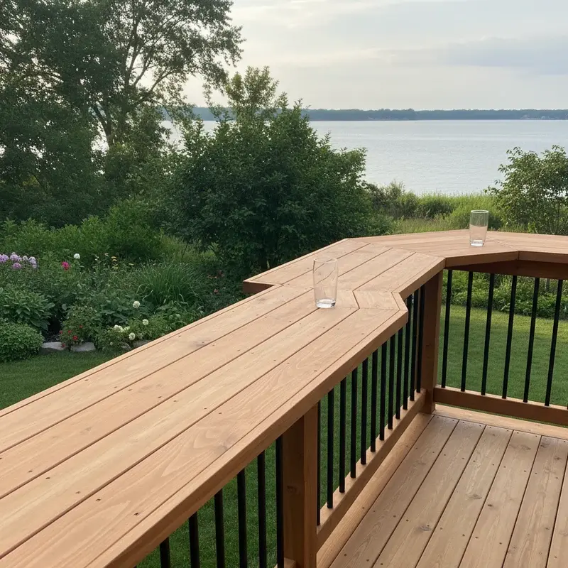 Deck Railing Bar Top Ideas