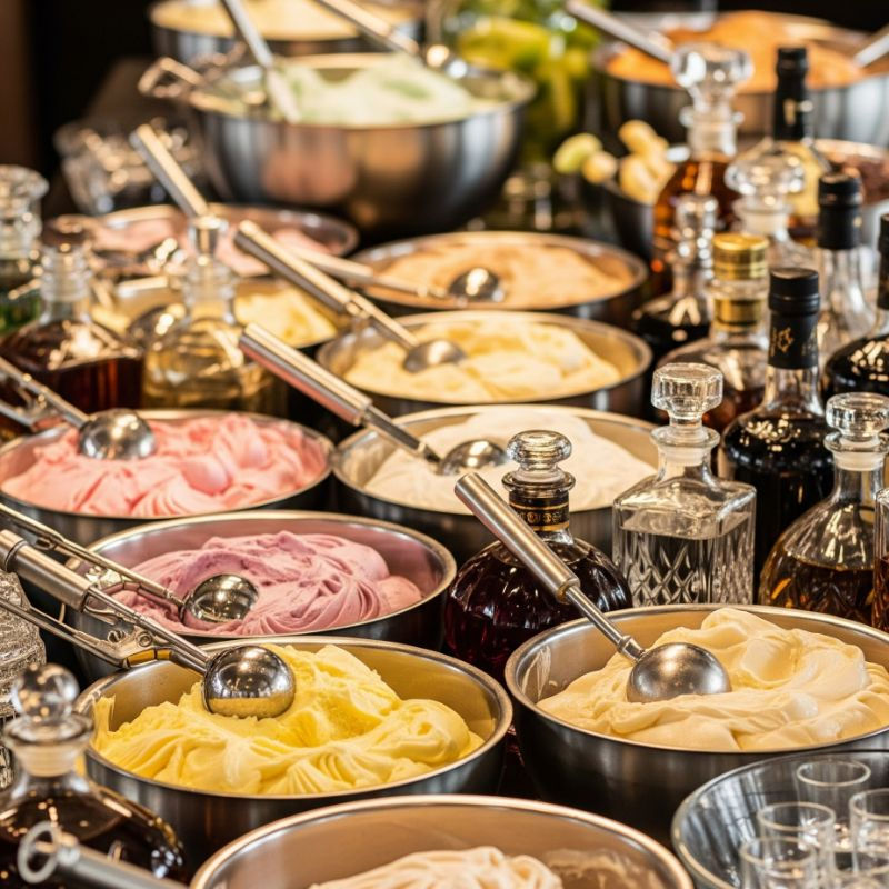 Buffet Ice Cream Bar Ideas
