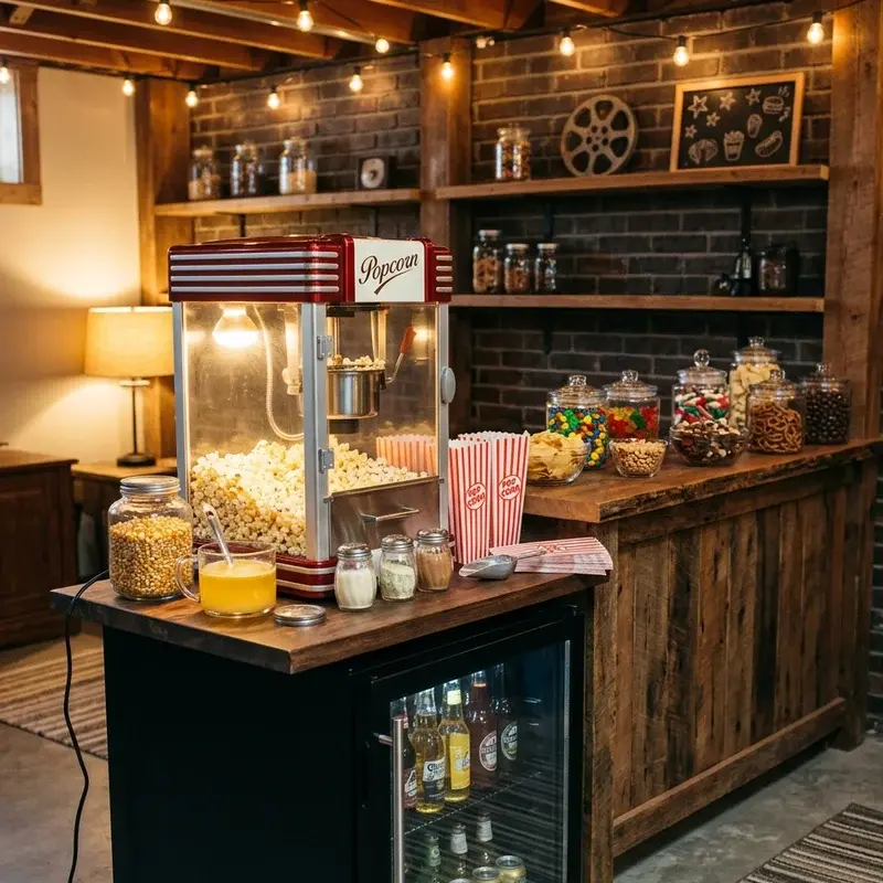 Basement Snack Bar Ideas