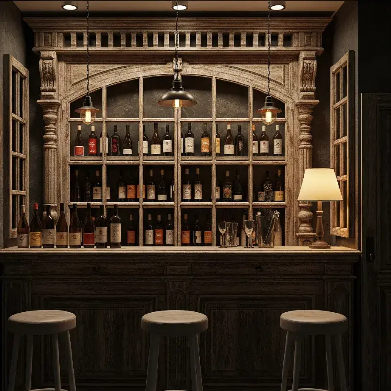 Small Rustic Bar Ideas