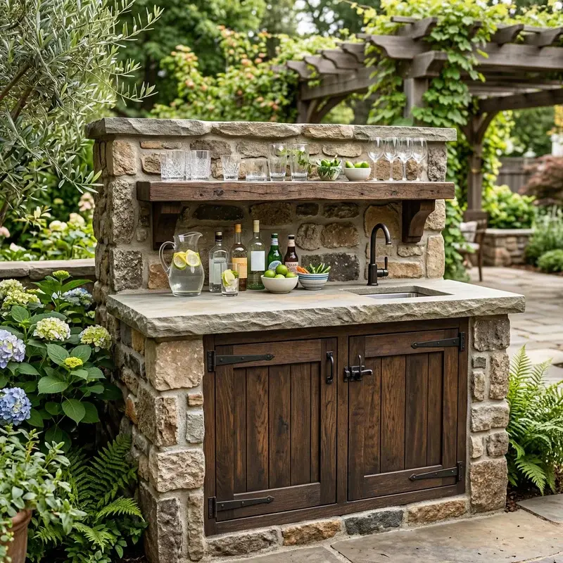 Outdoor Bar Cabinet Ideas