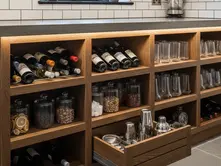 Under Bar Storage Ideas