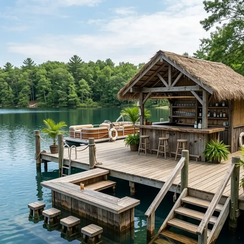 Boat Dock Bar Ideas