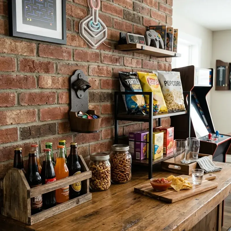 Game Room Snack Bar Ideas