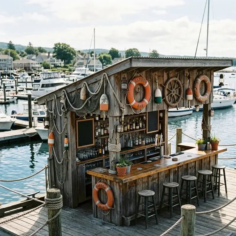 Boat Dock Bar Ideas