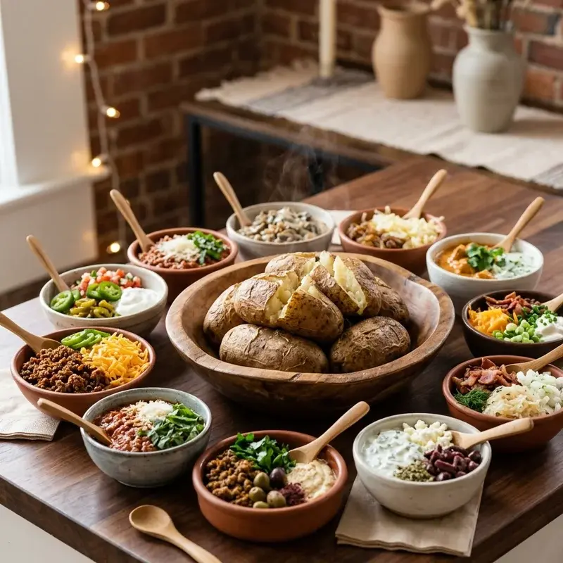 Potato Bar Ideas for Party