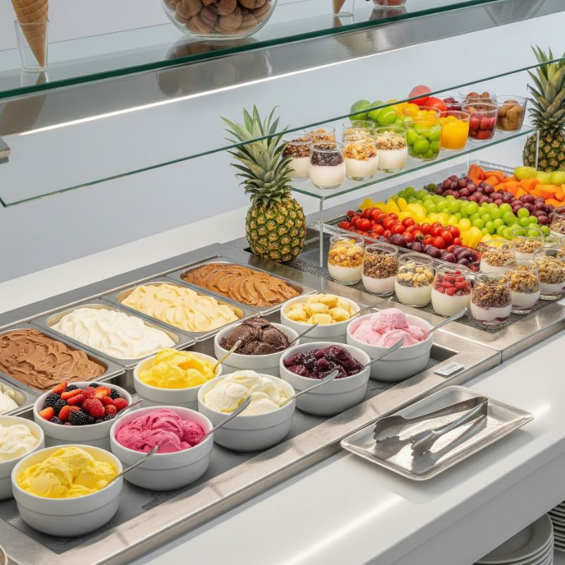 Buffet Ice Cream Bar Ideas
