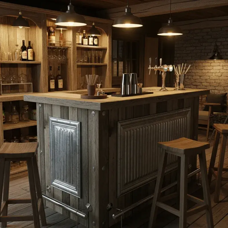 Small Rustic Bar Ideas