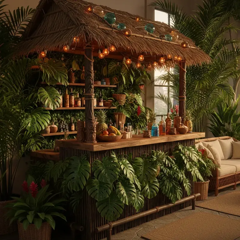 Indoor Tiki Bar Ideas