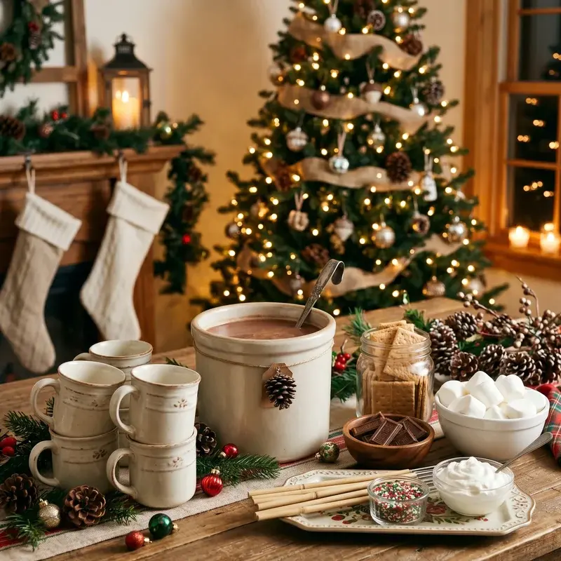 Christmas Cocoa Bar Ideas