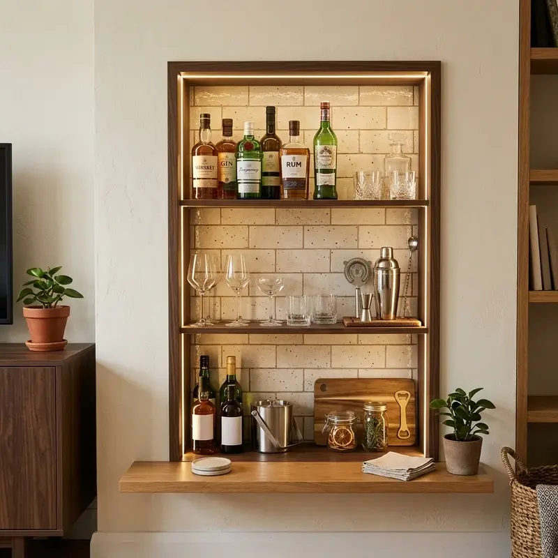 Mini Bar Ideas for Small Spaces