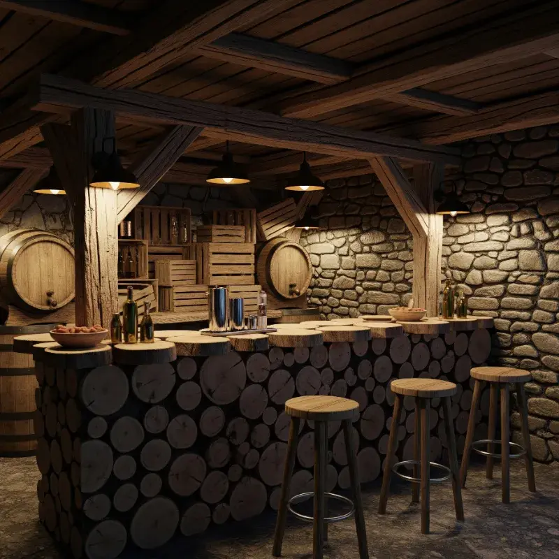 Small Rustic Bar Ideas