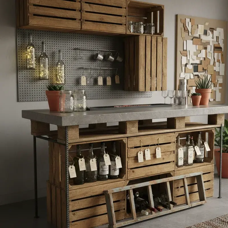 Modern Home Bar Ideas on a Budget