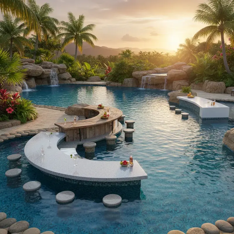Swim Up Bar Ideas