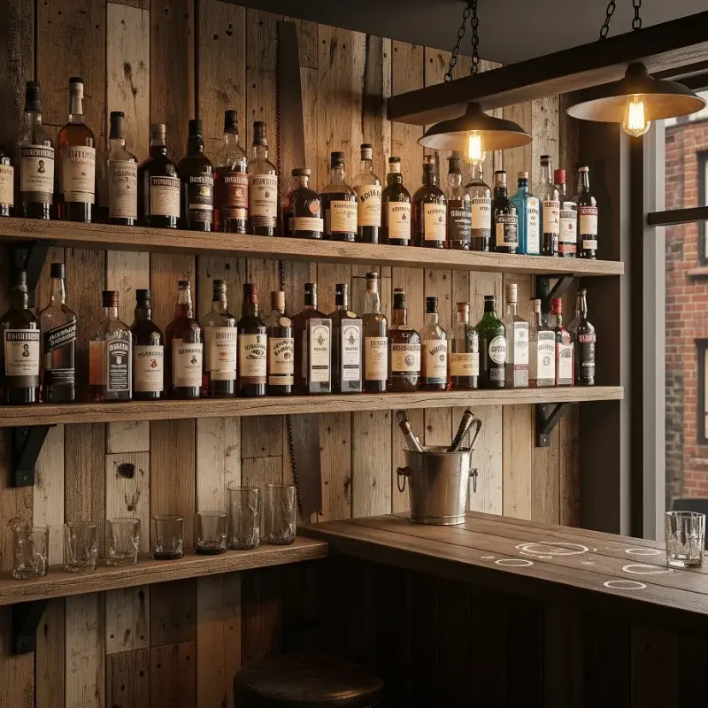 Small Rustic Bar Ideas