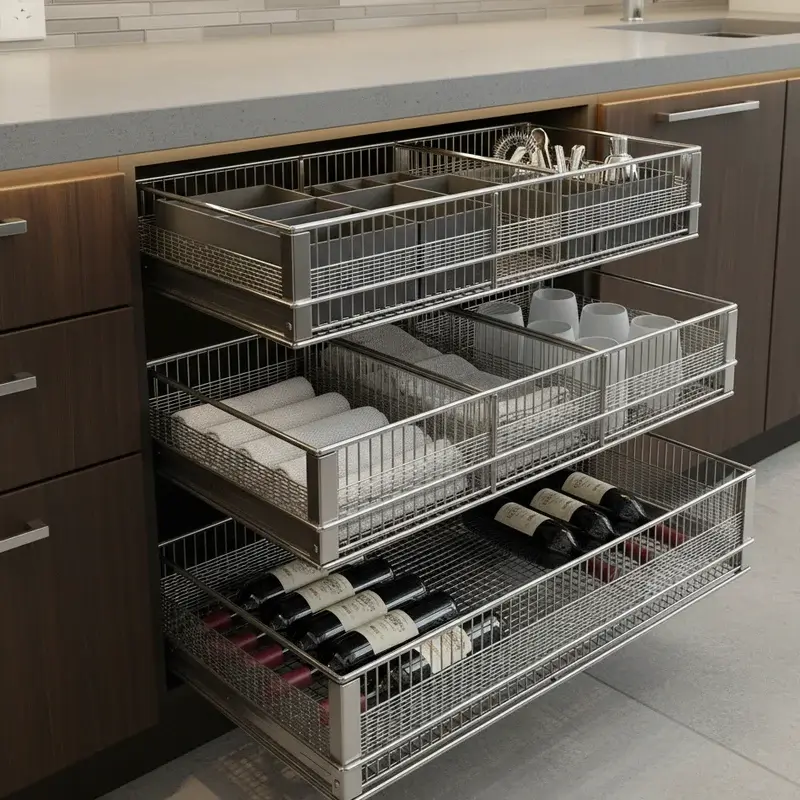 Under Bar Storage Ideas