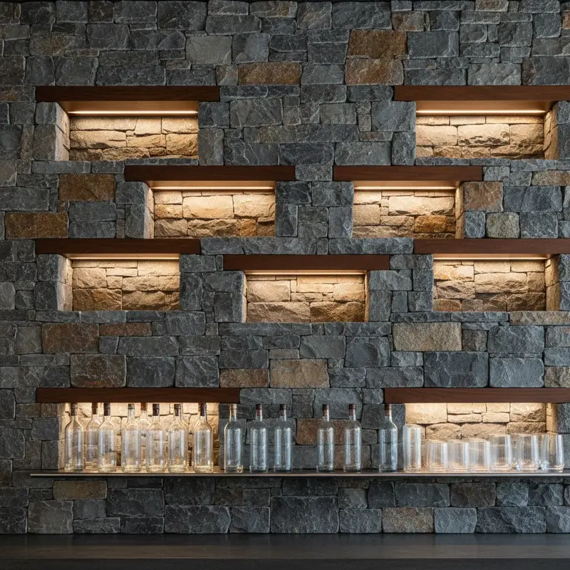 Unique Bar Backsplash Ideas