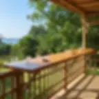 Deck Railing Bar Top Ideas