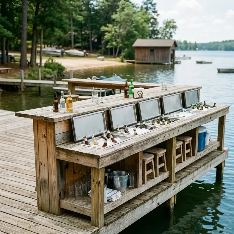 Boat Dock Bar Ideas