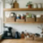 Coffee Bar Storage Ideas