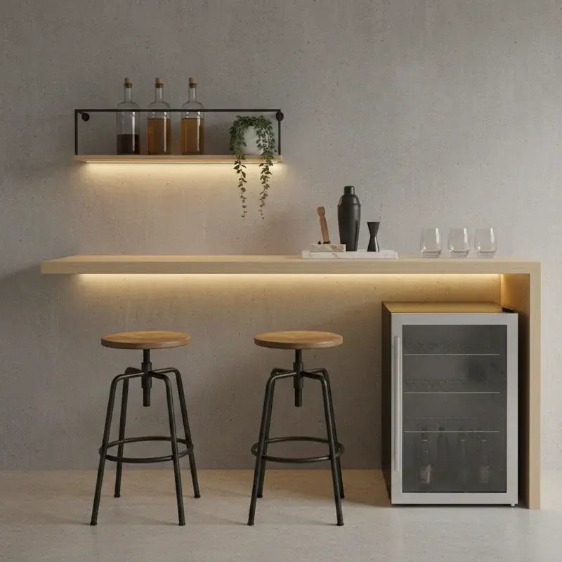 Modern Home Bar Ideas on a Budget