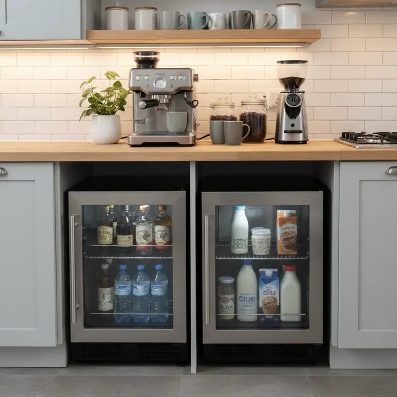 Coffee Bar With Mini Fridge Ideas
