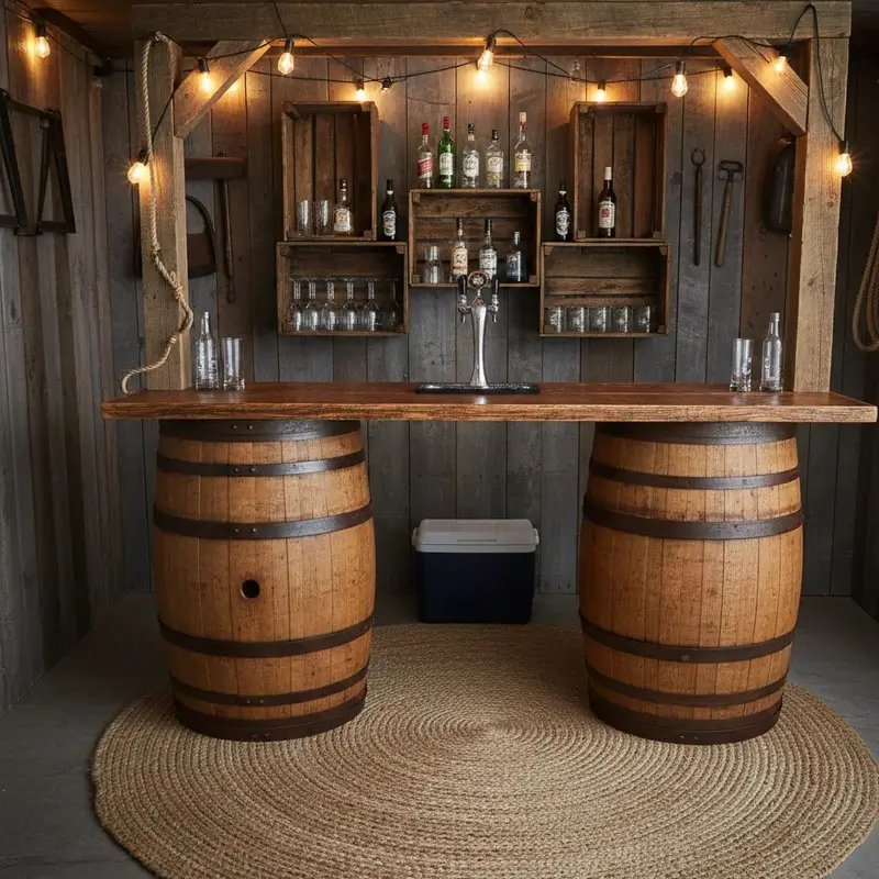 DIY Man Cave Bar Ideas on a Budget