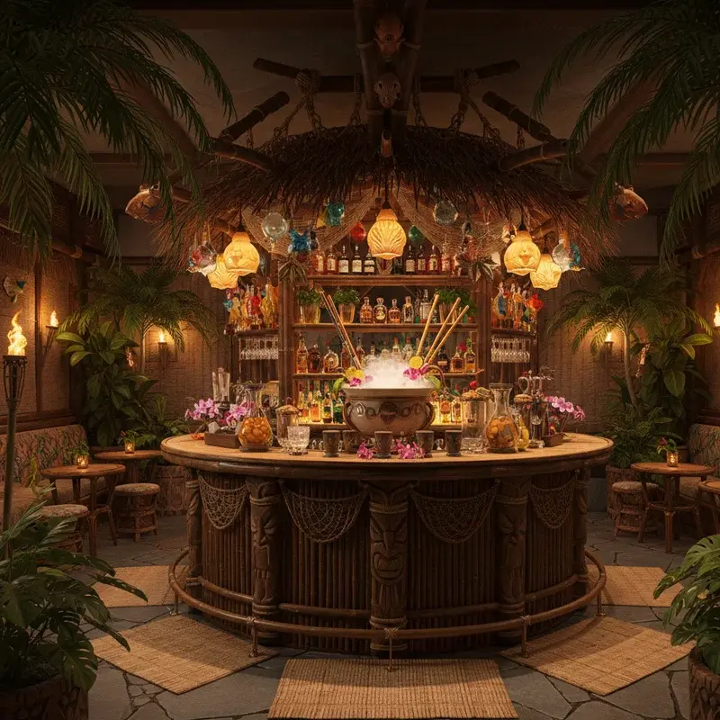 Indoor Tiki Bar Ideas