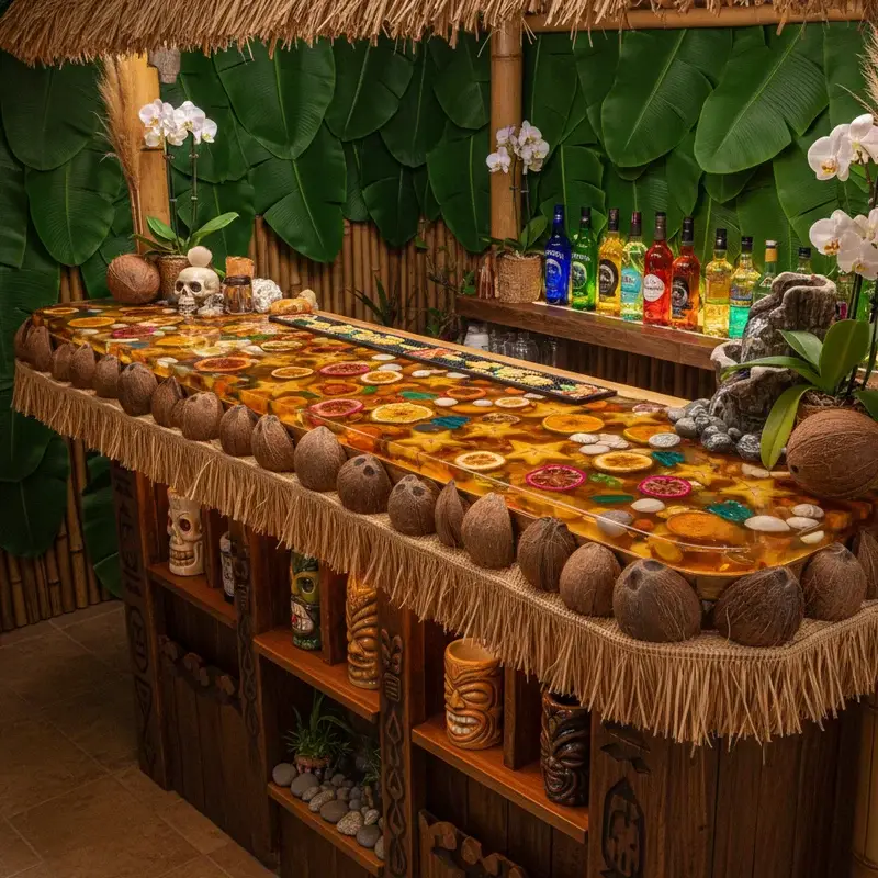 Home Tiki Bar Ideas