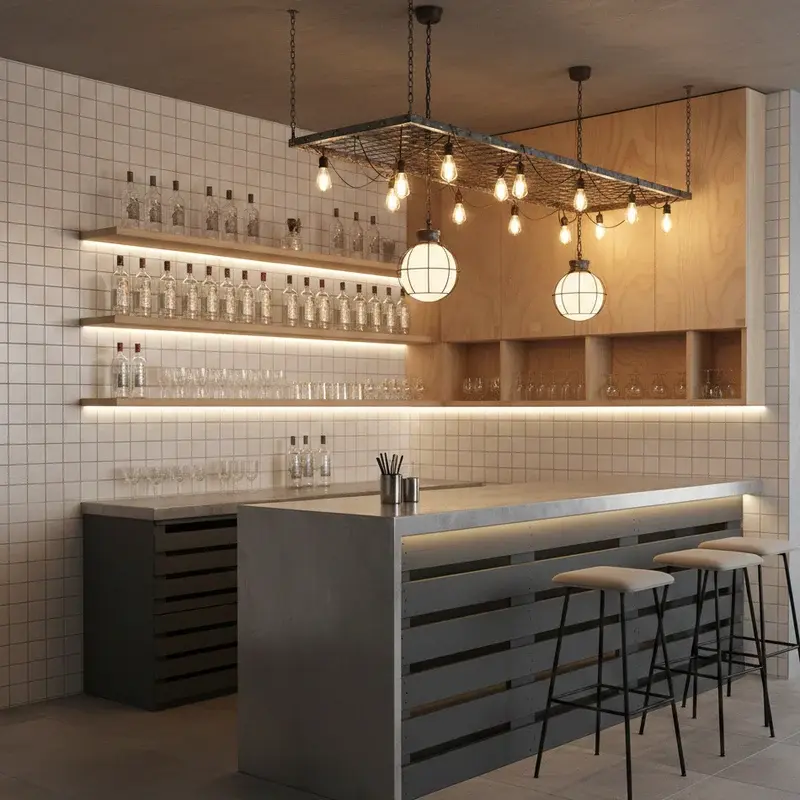 Modern Home Bar Ideas on a Budget