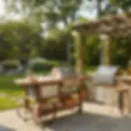 Outdoor Grill Bar Ideas