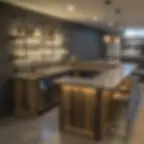 L Shaped Basement Bar Ideas