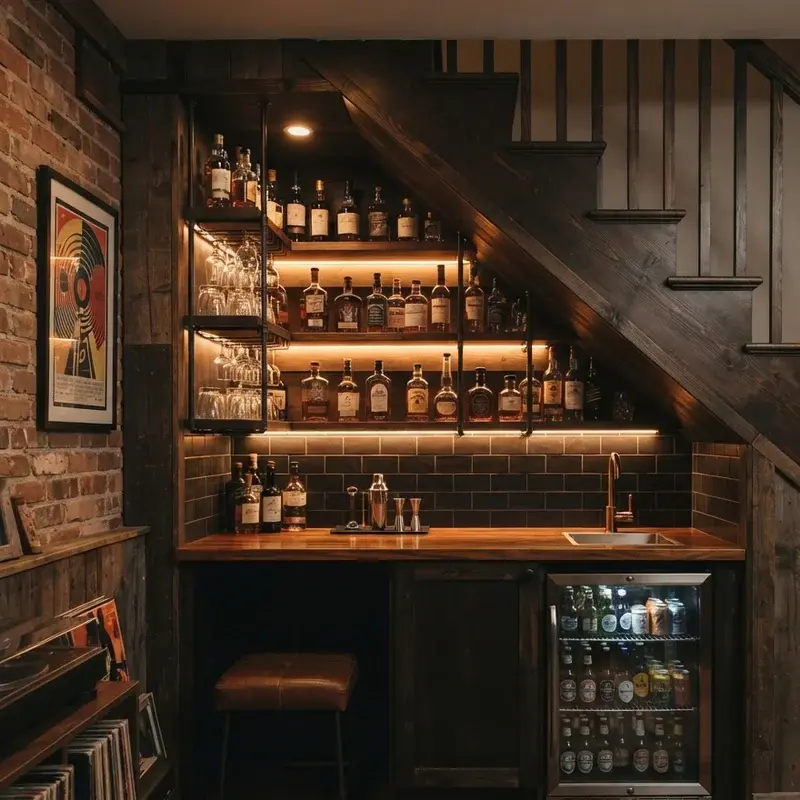 Man Cave Mini Bar Ideas
