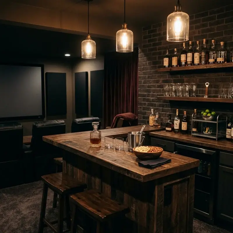 Home Theater Bar Ideas