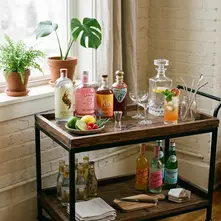 Non Alcoholic Bar Cart Ideas