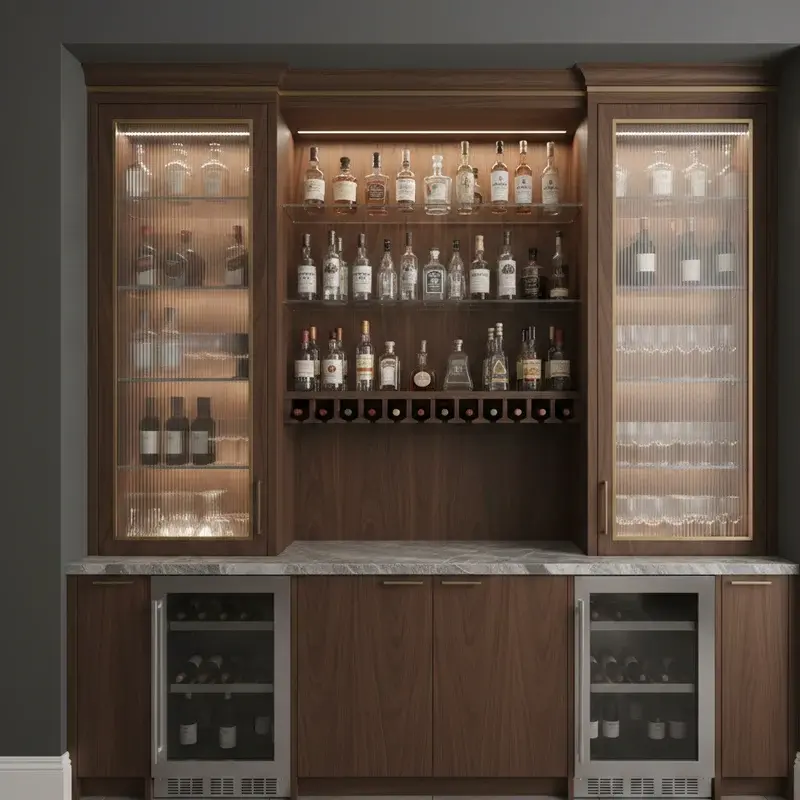 Bar Back Wall Ideas