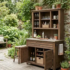 Outdoor Bar Cabinet Ideas