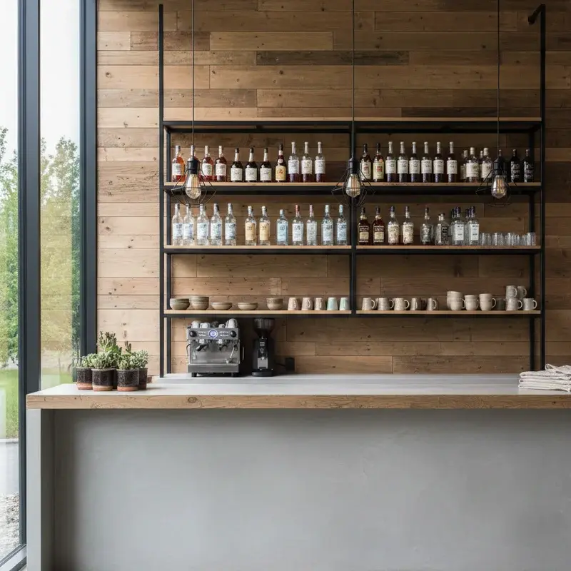 Modern Rustic Bar Ideas