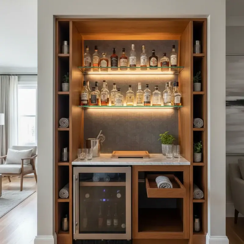 Closet Dry Bar Ideas