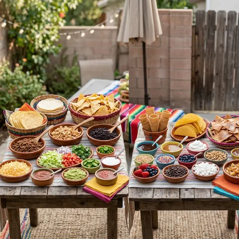 Taco and Nacho Bar Ideas