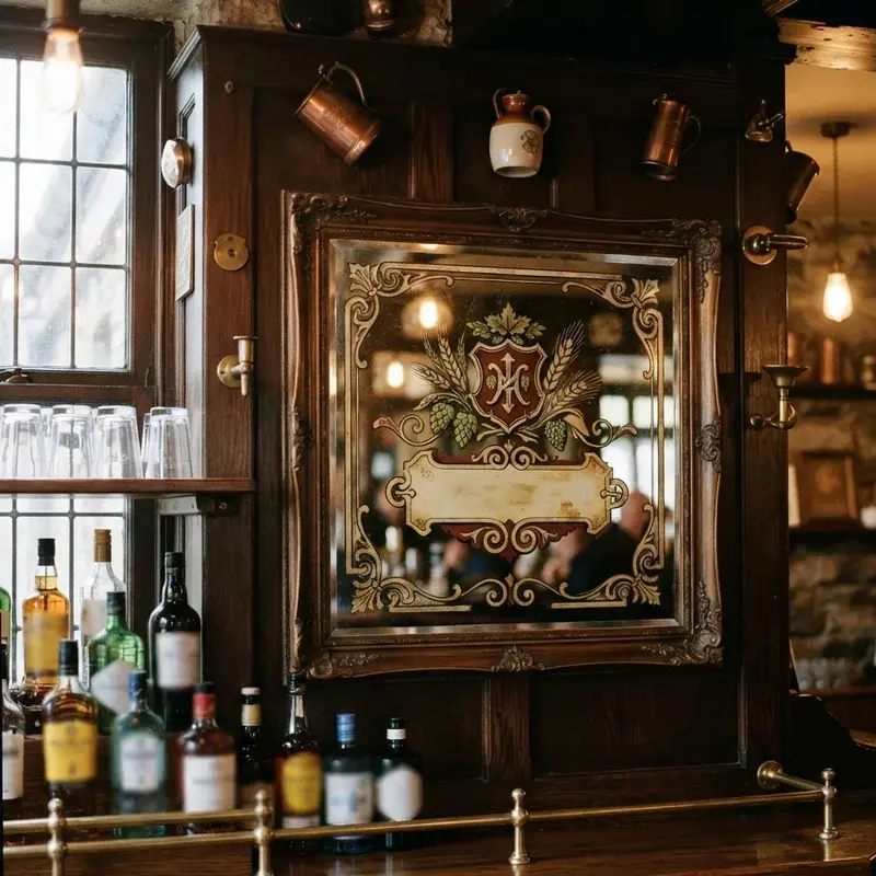 Back Bar Mirror Ideas