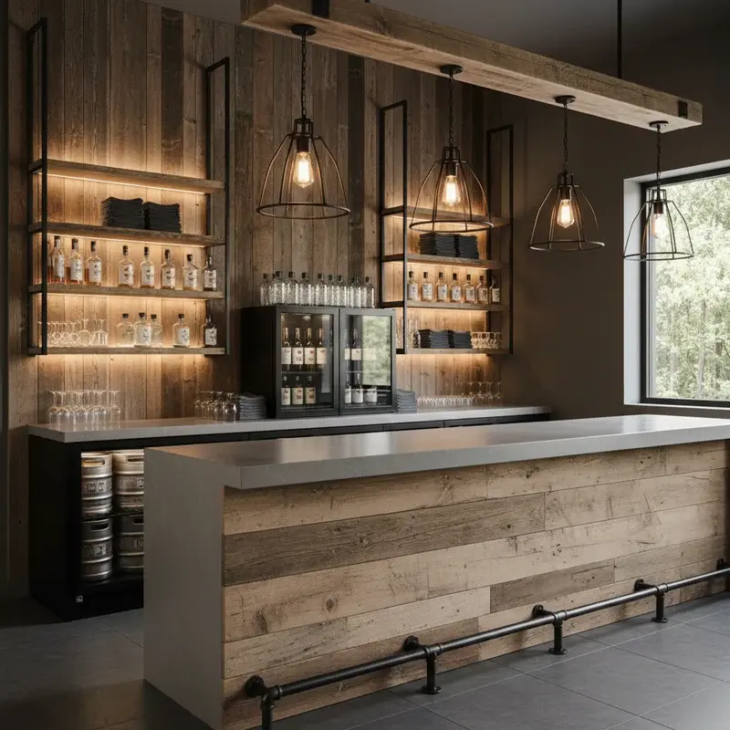 Modern Rustic Bar Ideas
