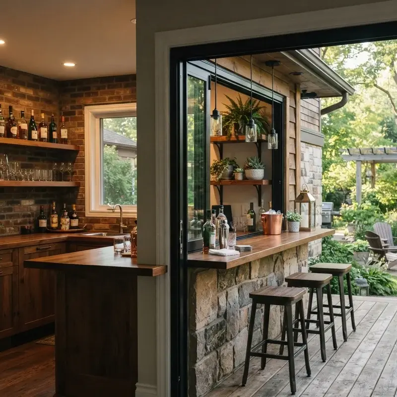 Indoor Outdoor Bar Ideas