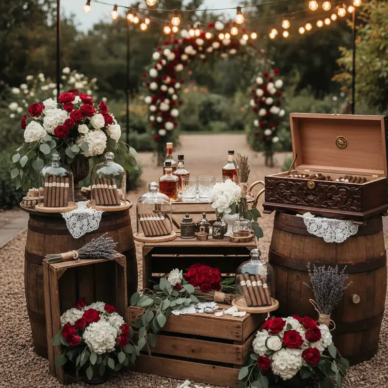 Cigar Bar Wedding Ideas