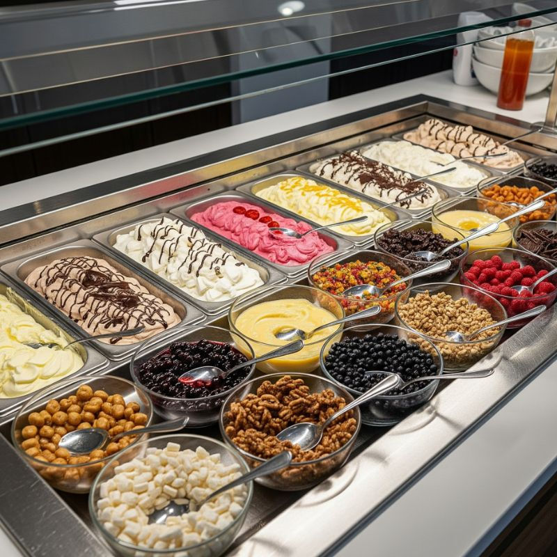 Buffet Ice Cream Bar Ideas