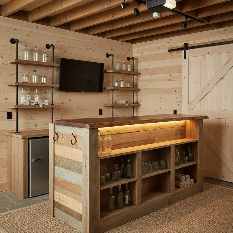 Shiplap Bar Ideas