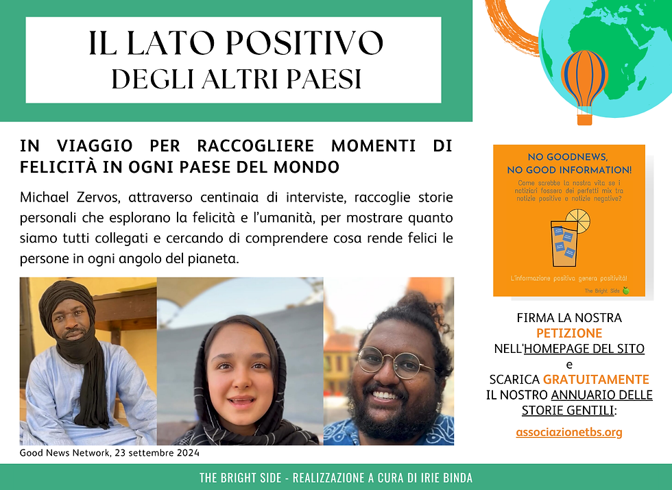 Il lato positivo degli altri Paesi
